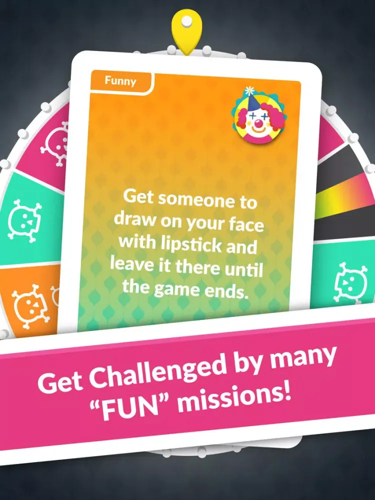 Capturas de tela do Clash of Friends Premium - SPIN the DARE WHEEL iPad 