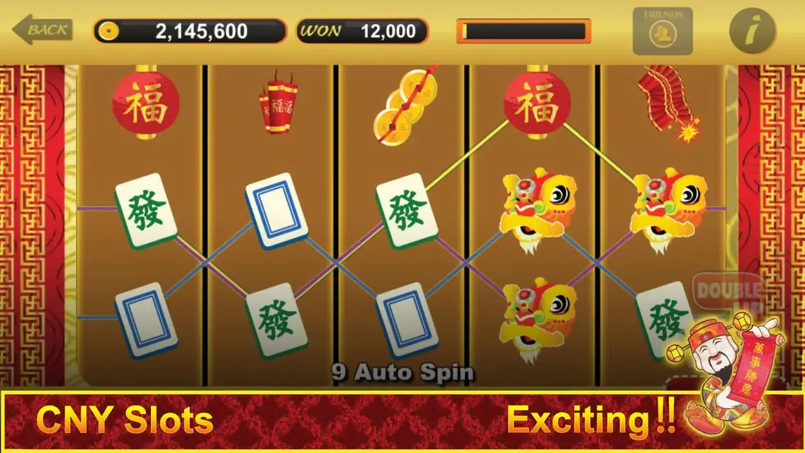 Ảnh chụp màn hình của CNY Slots : Chinese New Year 发财机 Machine