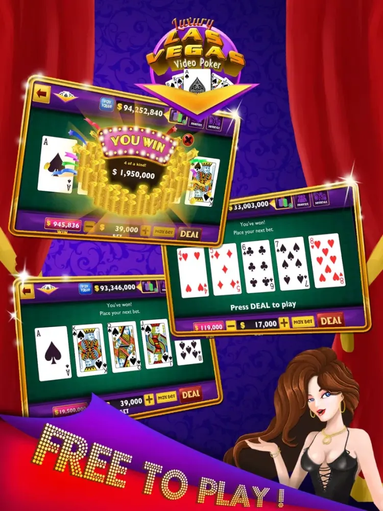 Capturas de pantalla de Luxury Las Vegas Poker iPad 
