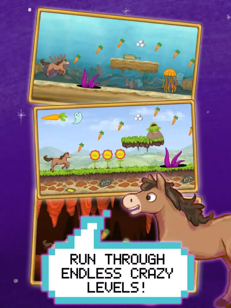 Tangkapan skrin Neighem in Oblivion : Chaotic Horse Run iPad 