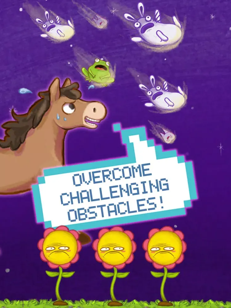 Tangkapan skrin Neighem in Oblivion : Chaotic Horse Run iPad 