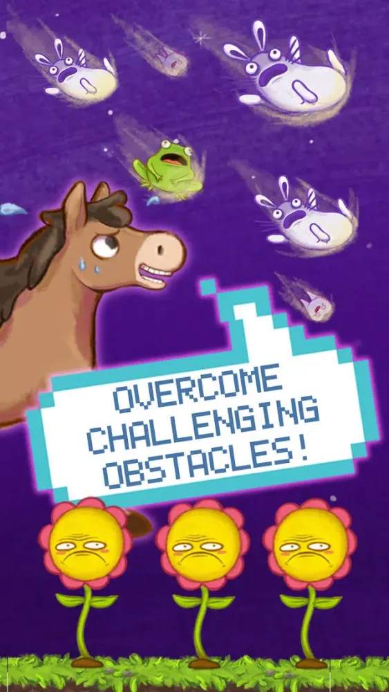 Tangkapan skrin Neighem in Oblivion : Chaotic Horse Run