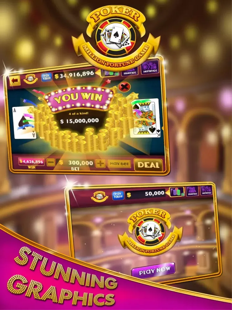 صور Video Poker Million Fortune Game iPad 
