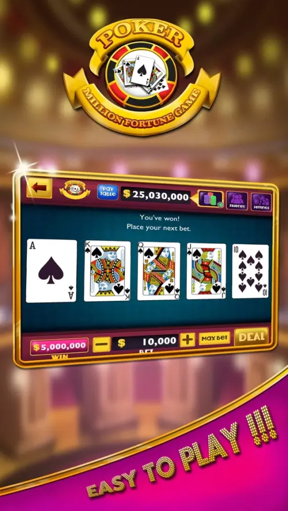 صور Video Poker Million Fortune Game