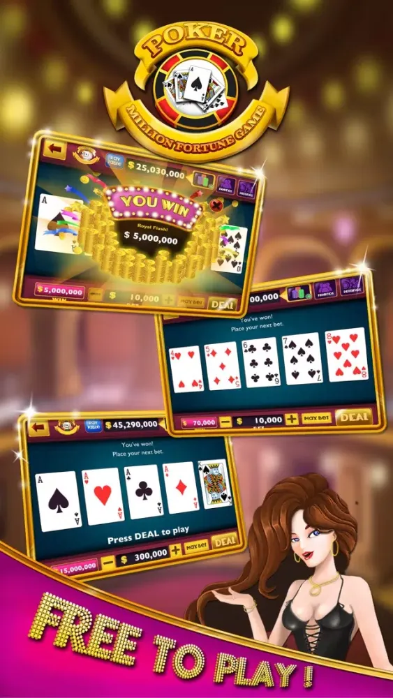 صور Video Poker Million Fortune Game