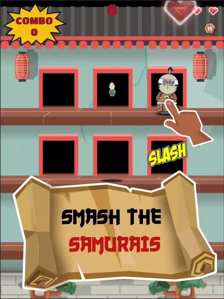 Samurai Whacker : Smash the Samurai and Ninja iPad  سکرین شاٹس