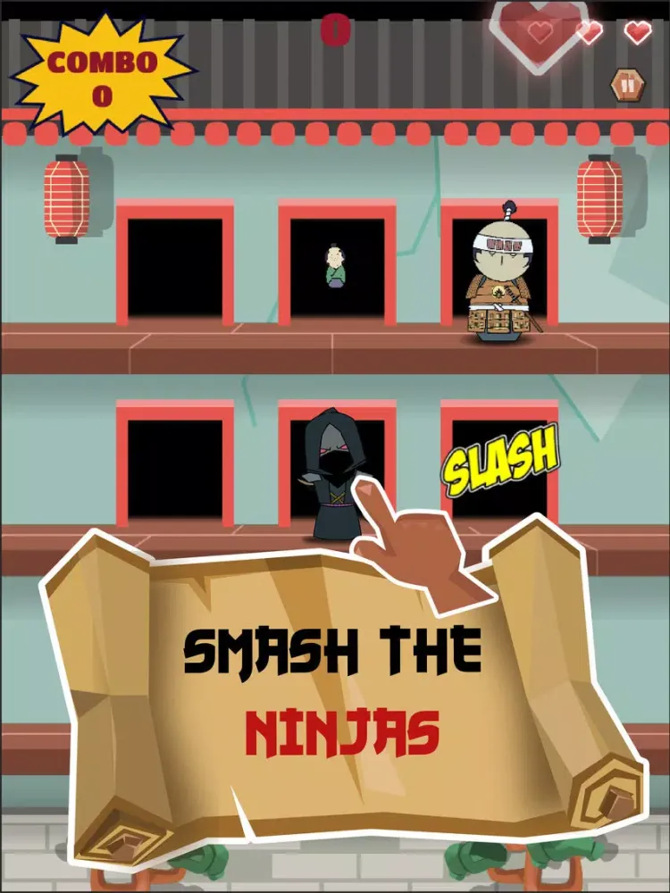 Samurai Whacker : Smash the Samurai and Ninja iPad  سکرین شاٹس