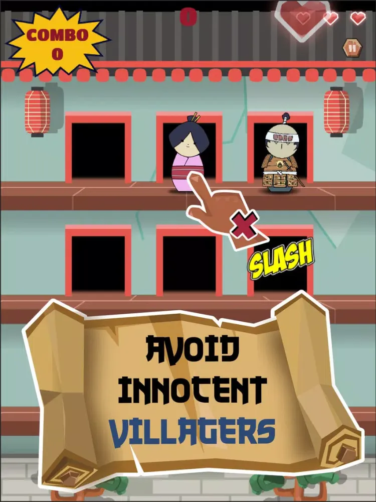 Samurai Whacker : Smash the Samurai and Ninja iPad  سکرین شاٹس