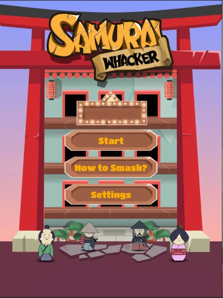 Samurai Whacker : Smash the Samurai and Ninja iPad  سکرین شاٹس