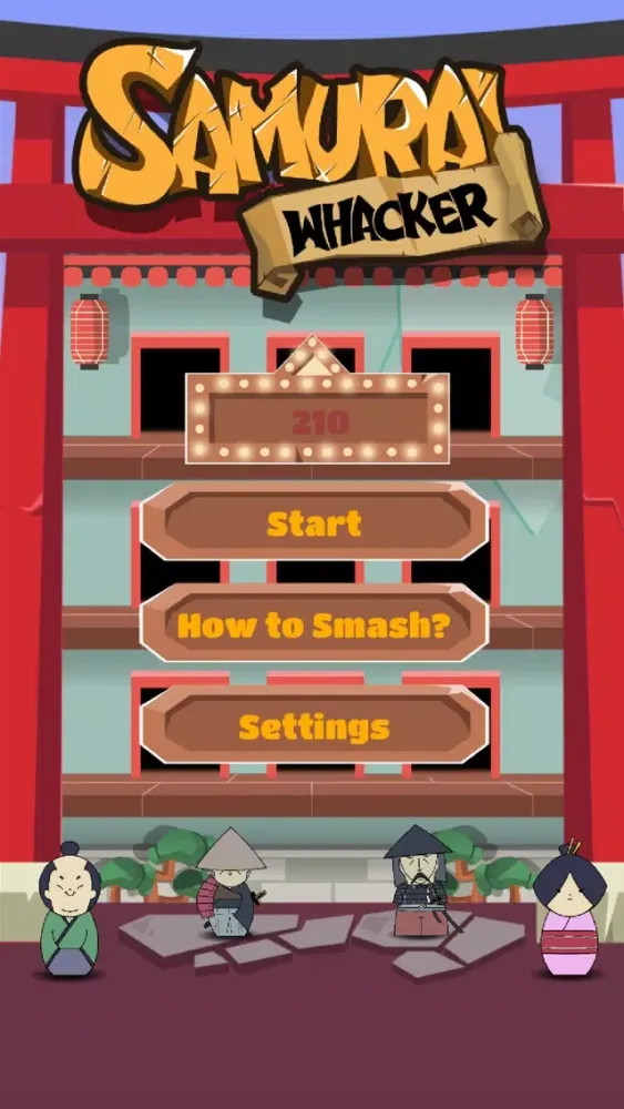Samurai Whacker : Smash the Samurai and Ninja سکرین شاٹس