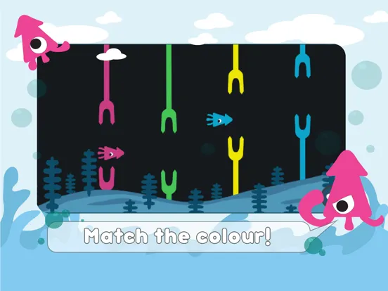 Squishing Squid - Switch and Squish the Colorful Squid iPad  স্ক্রিনশট