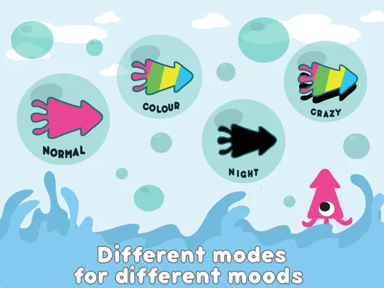 Squishing Squid - Switch and Squish the Colorful Squid iPad  স্ক্রিনশট