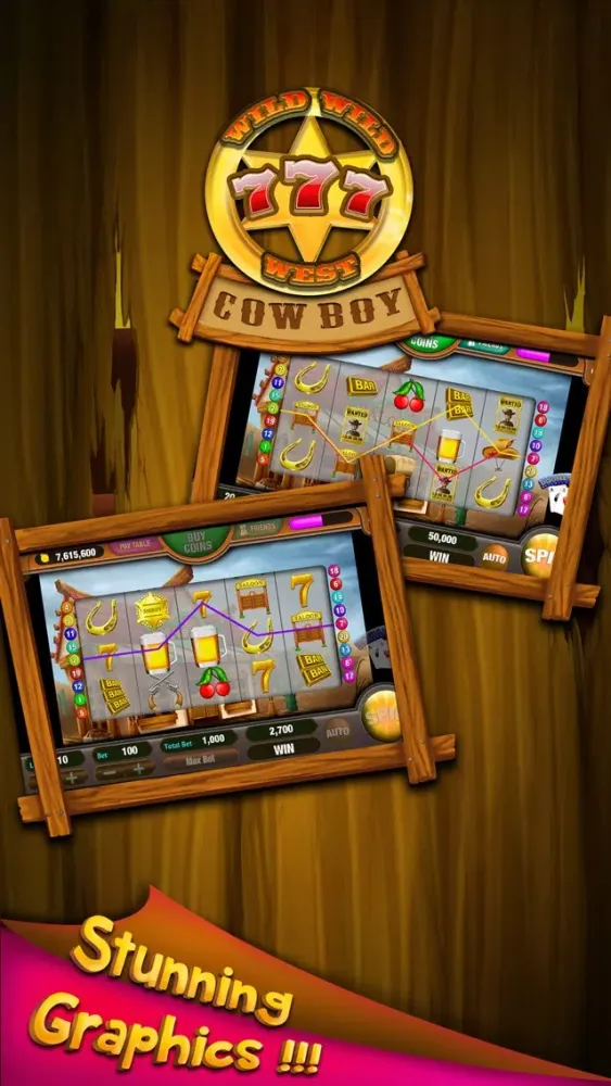 Screenshot di Wild Wild West Slots - Vegas Casino Slots