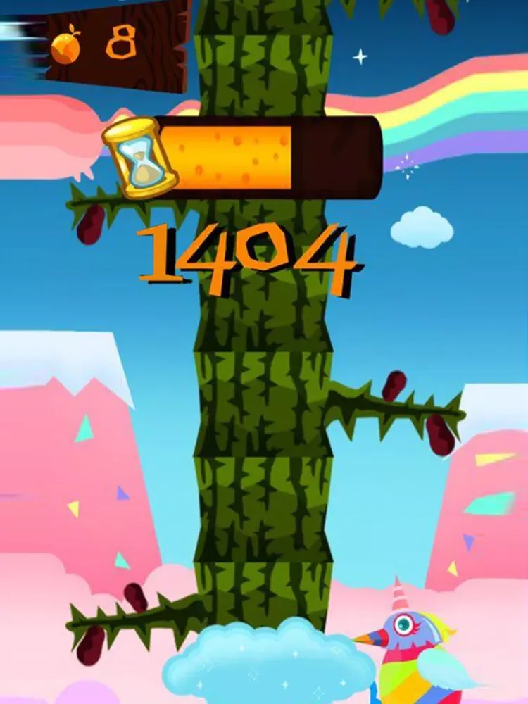 WoodWrecker - Endless Arcade Bird Tapping iPad 应用截图