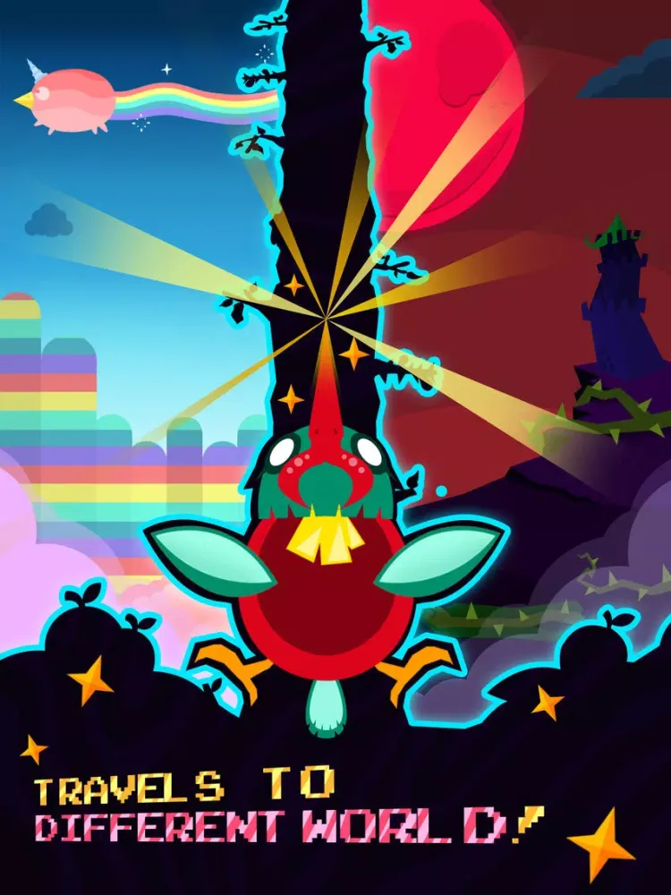 WoodWrecker - Endless Arcade Bird Tapping iPad 应用截图