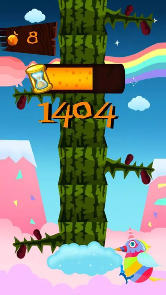 WoodWrecker - Endless Arcade Bird Tapping应用截图