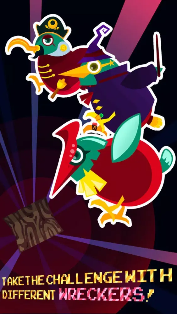 WoodWrecker - Endless Arcade Bird Tapping应用截图