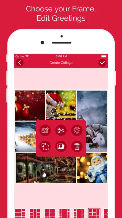 Christmas Photo Collage Frames スクリーンショット