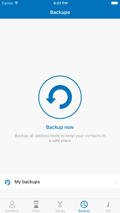 Tangkapan layar Contacts Cleaner - Easy Backup & Contact Manager