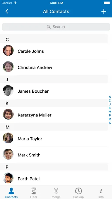 Tangkapan layar Contacts Cleaner - Easy Backup & Contact Manager