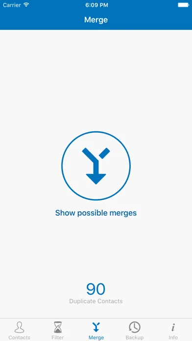 Tangkapan layar Contacts Cleaner - Easy Backup & Contact Manager