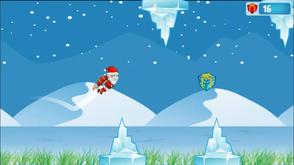 Captures d'écran de Flying Santa Claus - Christmas Gifts