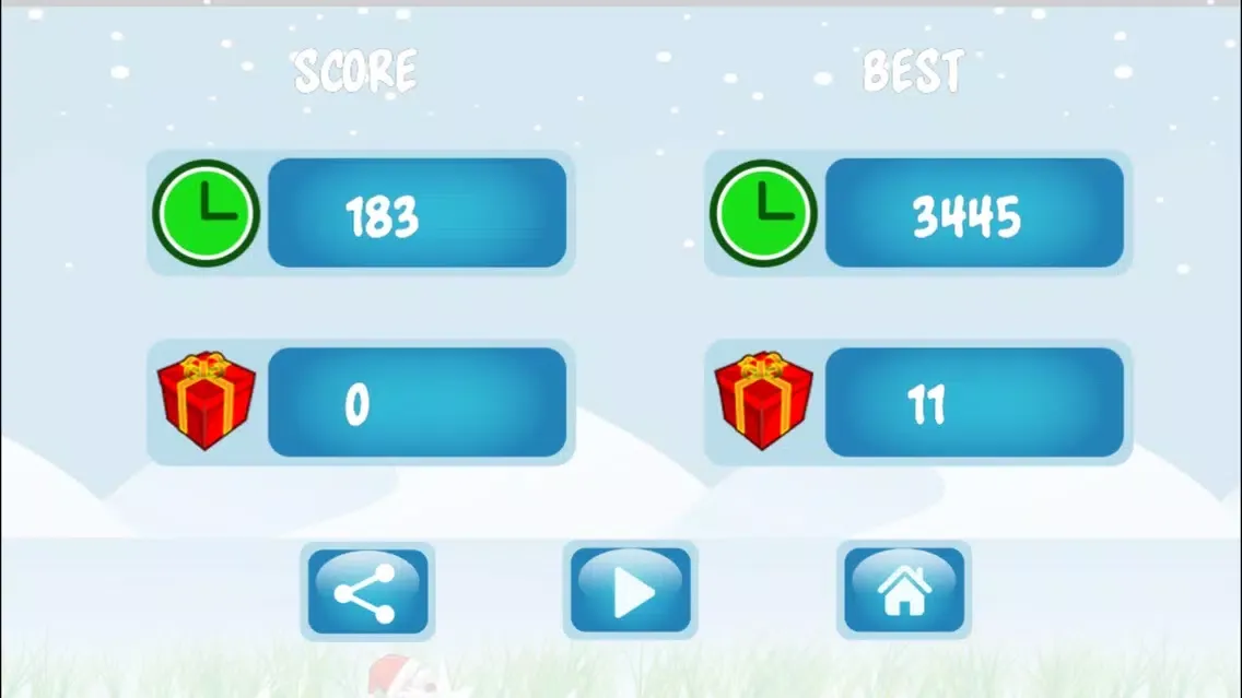Captures d'écran de Flying Santa Claus - Christmas Gifts