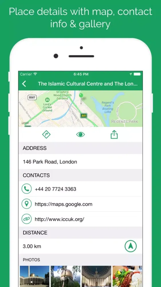 Mosque Finder - Near Masjid Finder スクリーンショット