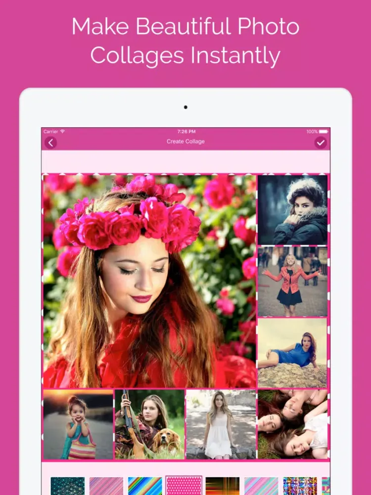 Zrzuty ekranu Photo Collage Manager iPad 