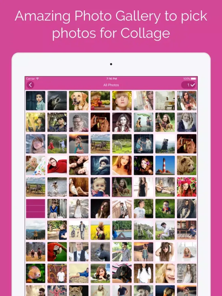 Zrzuty ekranu Photo Collage Manager iPad 
