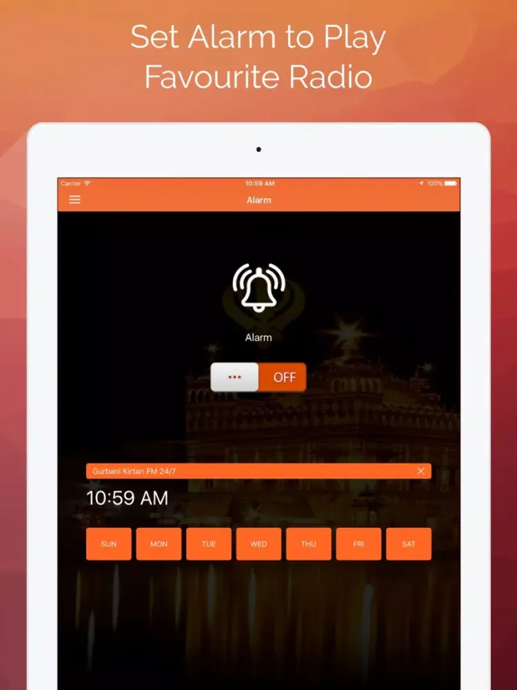 Ảnh chụp màn hình của Sikh World PRO iPad 