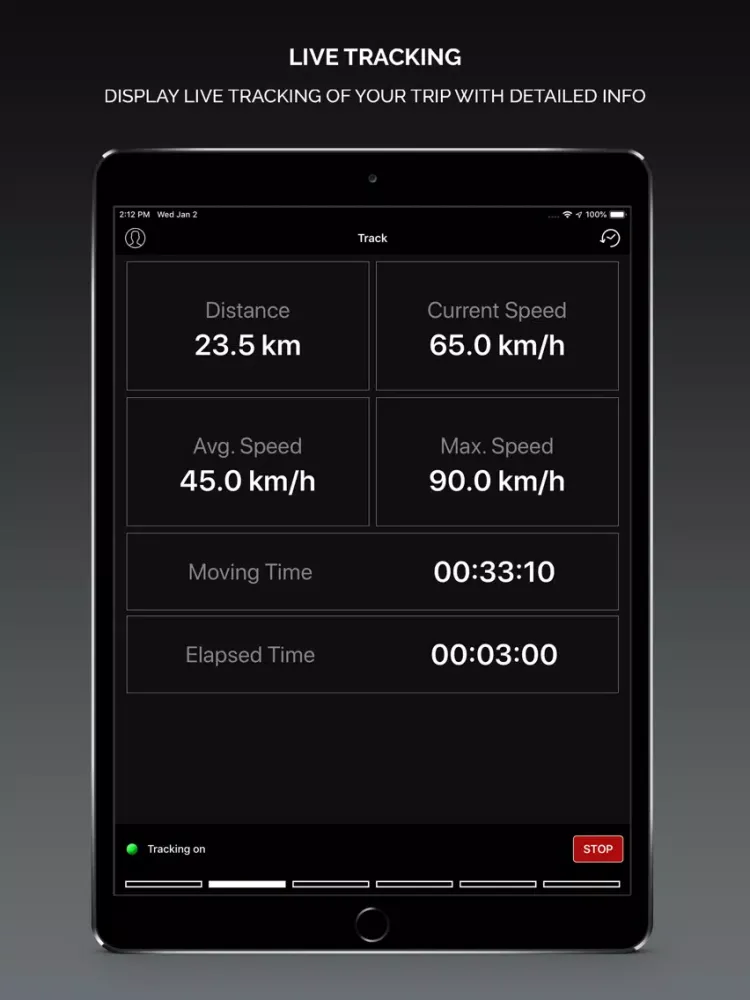 Smart GPS Speedometer PRO iPad 應用截圖