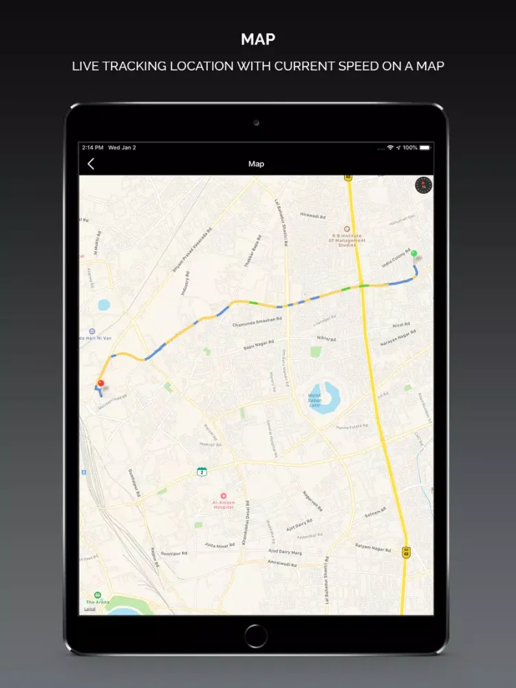 Smart GPS Speedometer PRO iPad 應用截圖