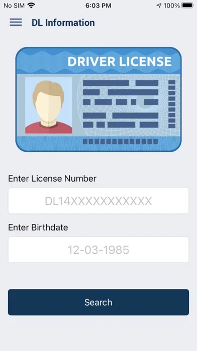 Zrzuty ekranu Indian Vehicle Info - RTO Plus