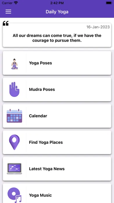 Yoga Poses - Daily Fitness Screenshots