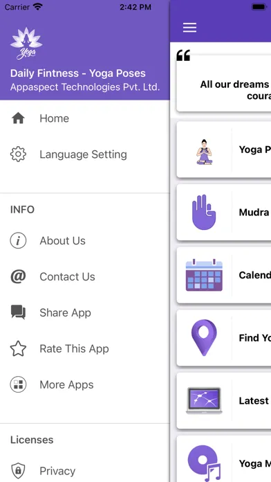 Yoga Poses - Daily Fitness Screenshots
