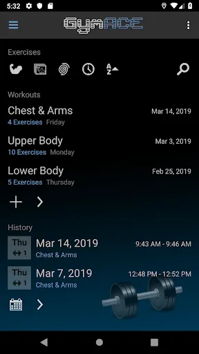 Capturas de tela do GymACE Pro: Workout Tracker