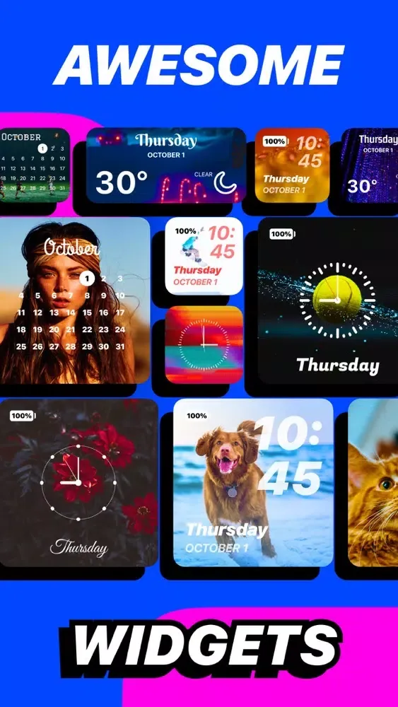 Custom & Color Photo Widget W应用截图
