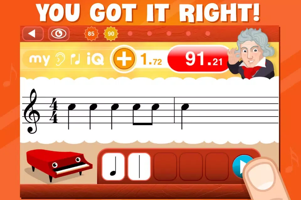 Hear It, Note It! - The Aural iQ Game স্ক্রিনশট