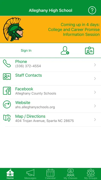 Alleghany High School Screenshots