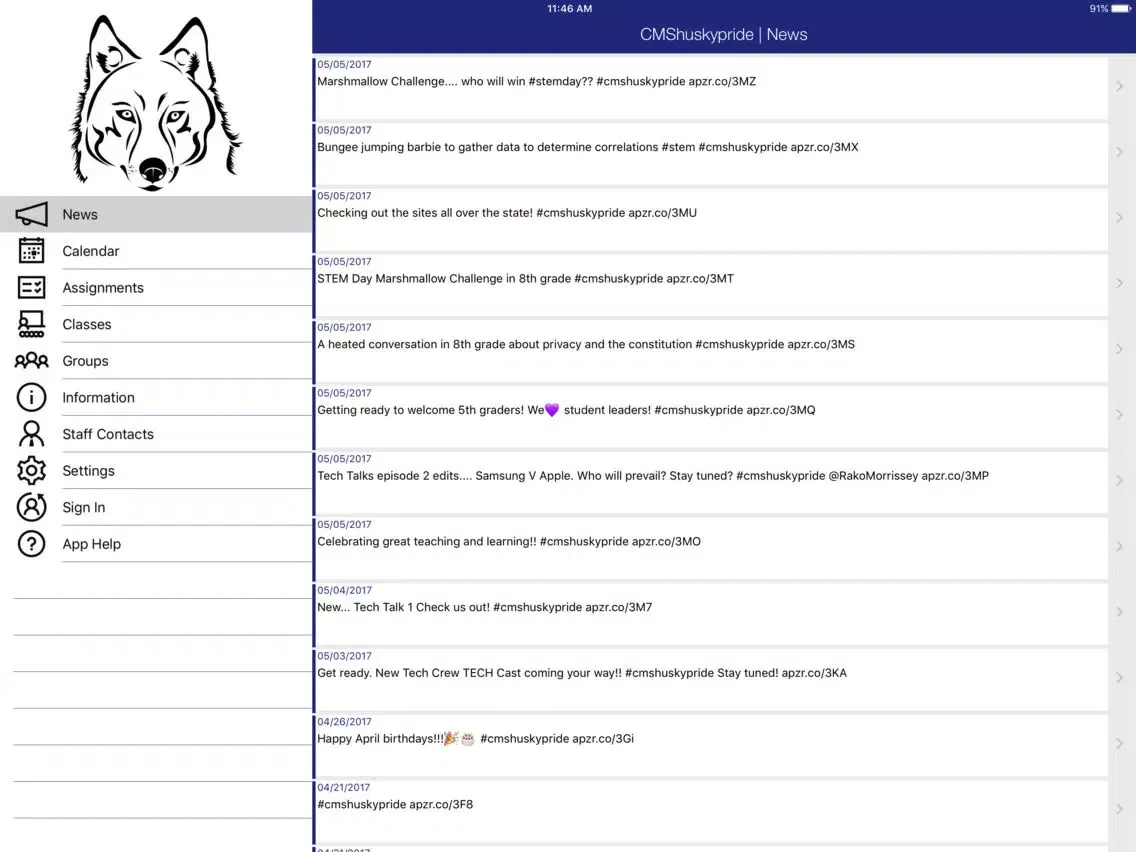 CMShuskypride iPad  Ekran Görüntüleri