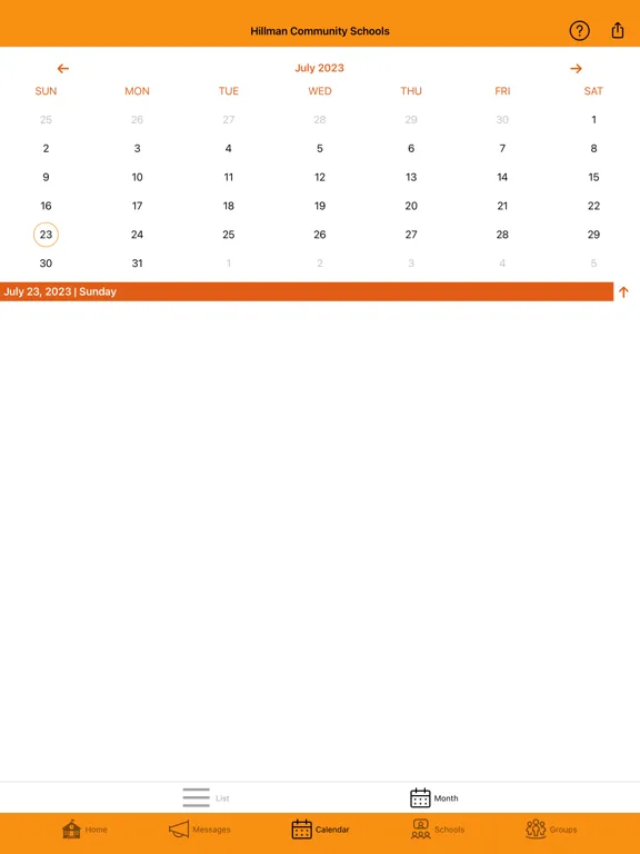 Capturas de pantalla de Hillman Community Schools iPad 