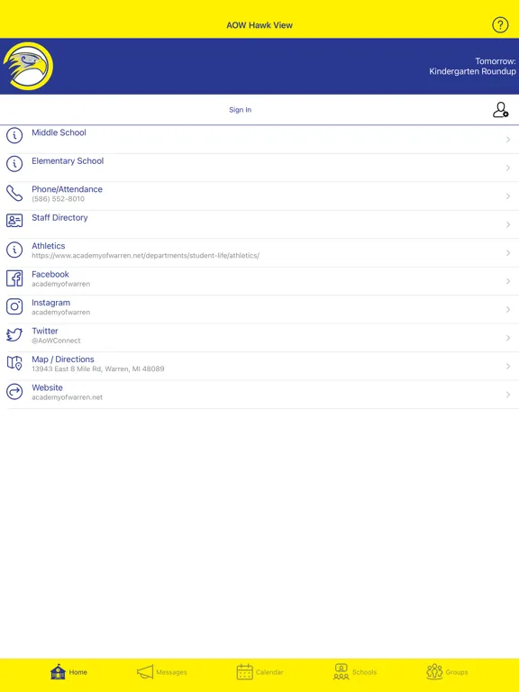 AOW Hawk View iPad 應用截圖