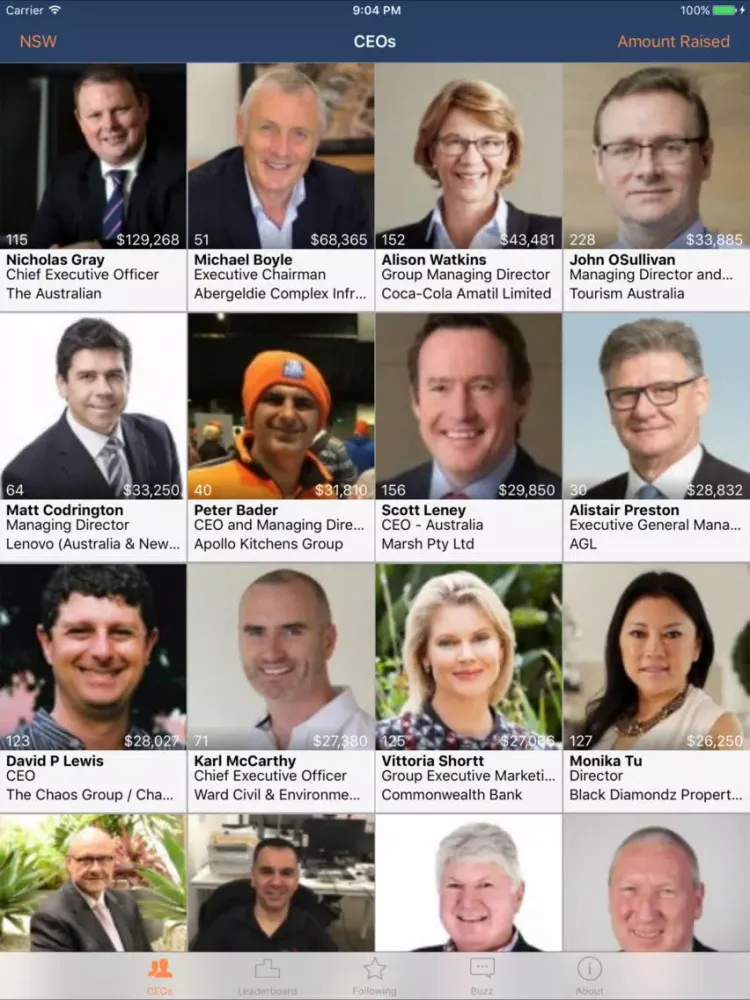 CEO Sleepout 2016 ~ Vinnies national fundraising iPad  Ekran Görüntüleri