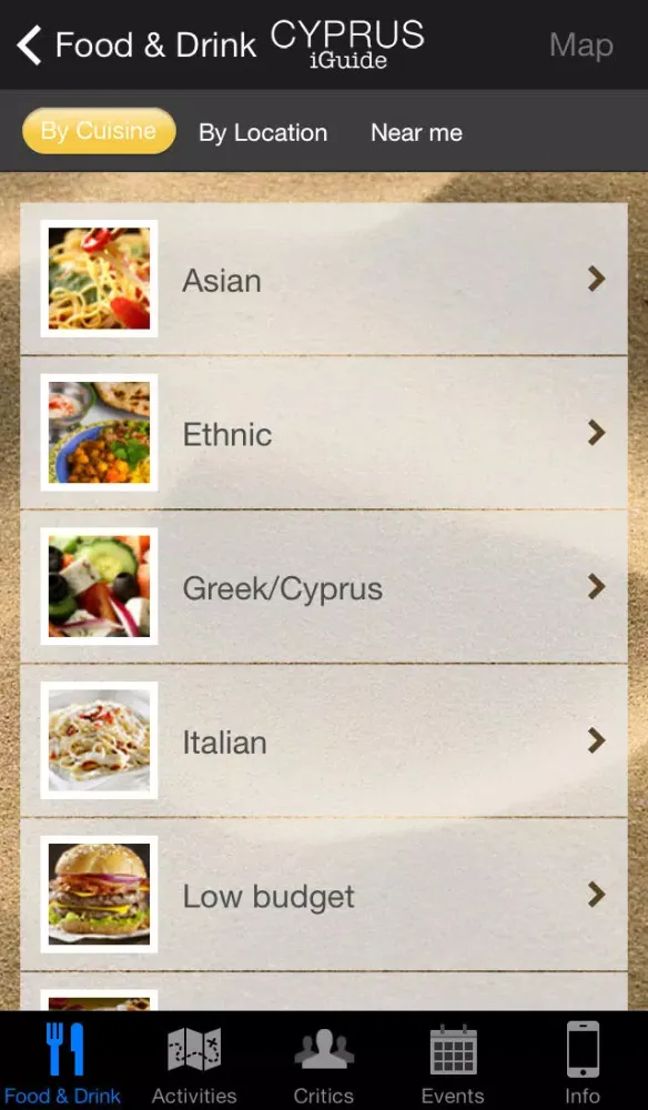 Capturas de pantalla de Cyprus iGuide