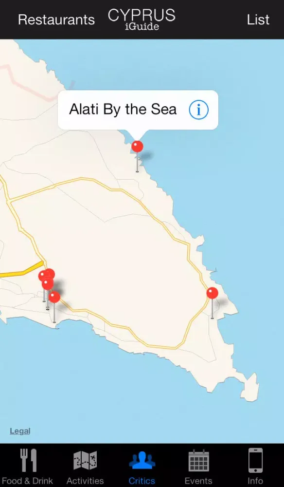 Capturas de pantalla de Cyprus iGuide