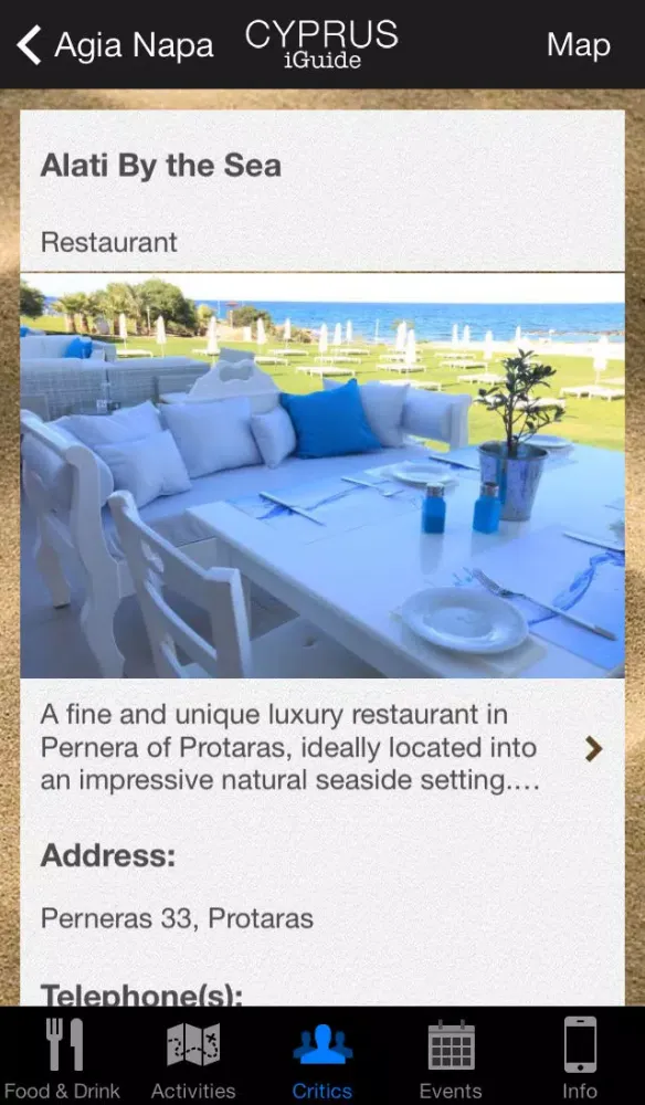 Capturas de pantalla de Cyprus iGuide