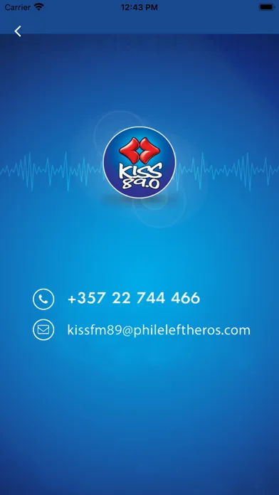 Zrzuty ekranu KISS 89.0 Cyprus
