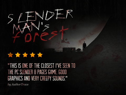 Tangkapan layar SlenderMan's Forest iPad 