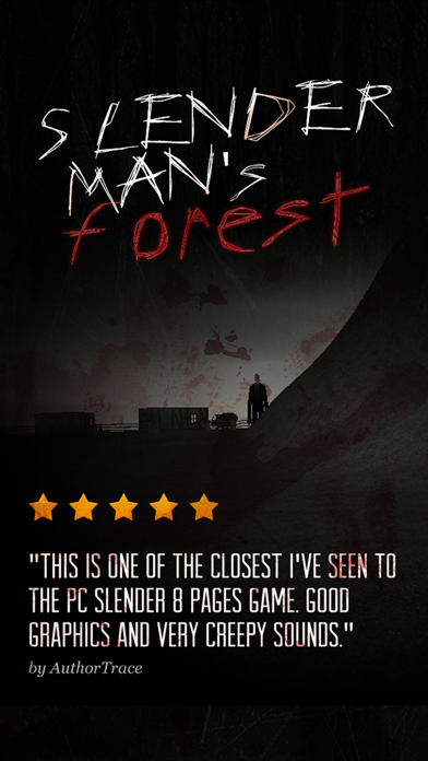 Tangkapan layar SlenderMan's Forest